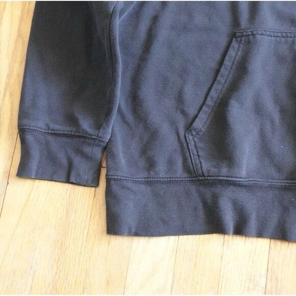 The North Face Sweatshirt Hoodie XL Black Pullover Dome Logo Spellout Sweater - Picture 2 of 8